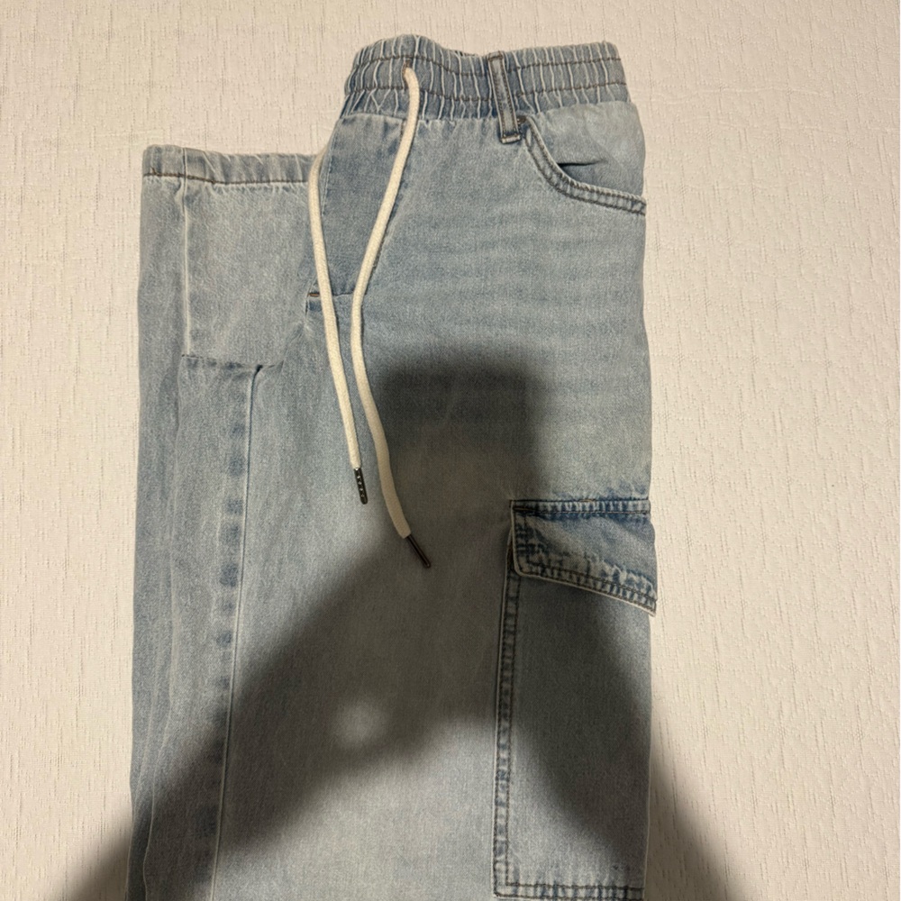 Almost Famous Light Blue Wide-Leg Denim Jeans